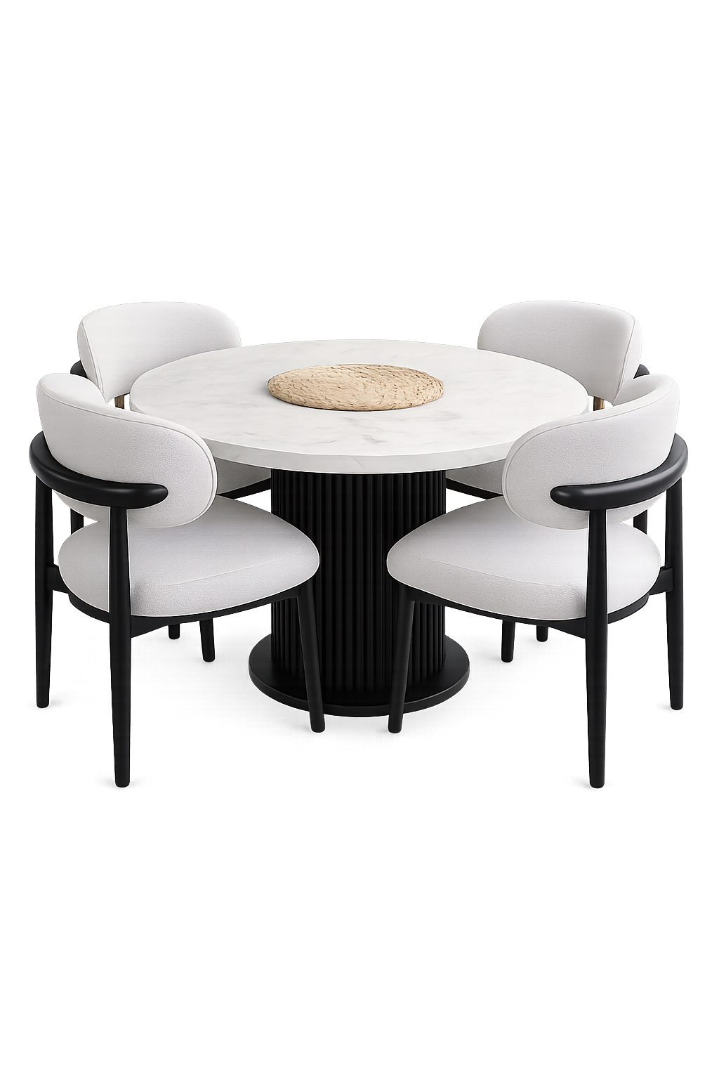 The Haven Luxe 4-Seater Dining Set