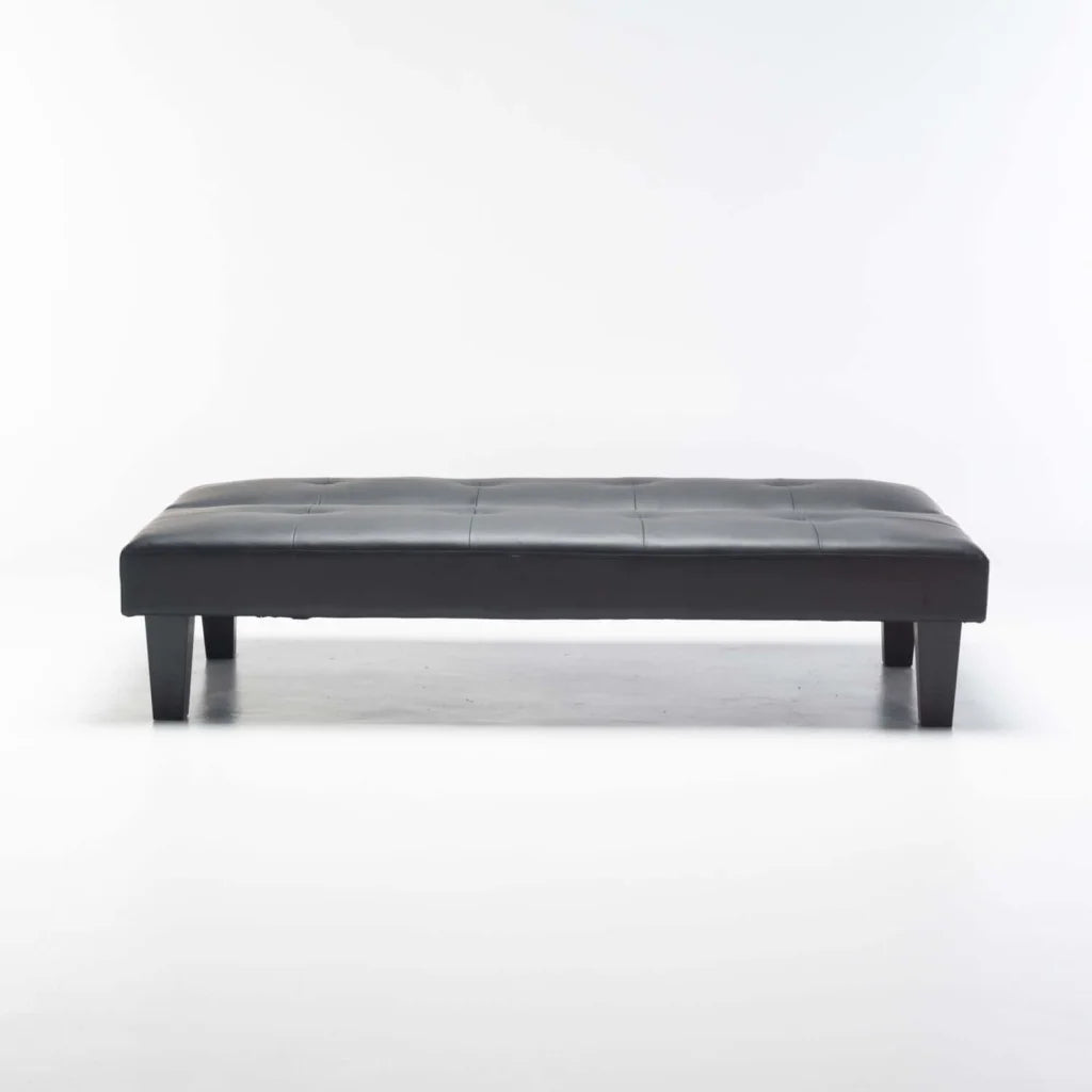 ALLAN LEATHER TOUCH SLEEPER COUCH