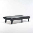 ALLAN LEATHER TOUCH SLEEPER COUCH