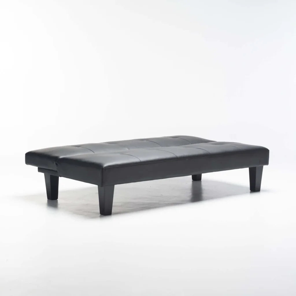 ALLAN LEATHER TOUCH SLEEPER COUCH