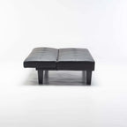 ALLAN LEATHER TOUCH SLEEPER COUCH