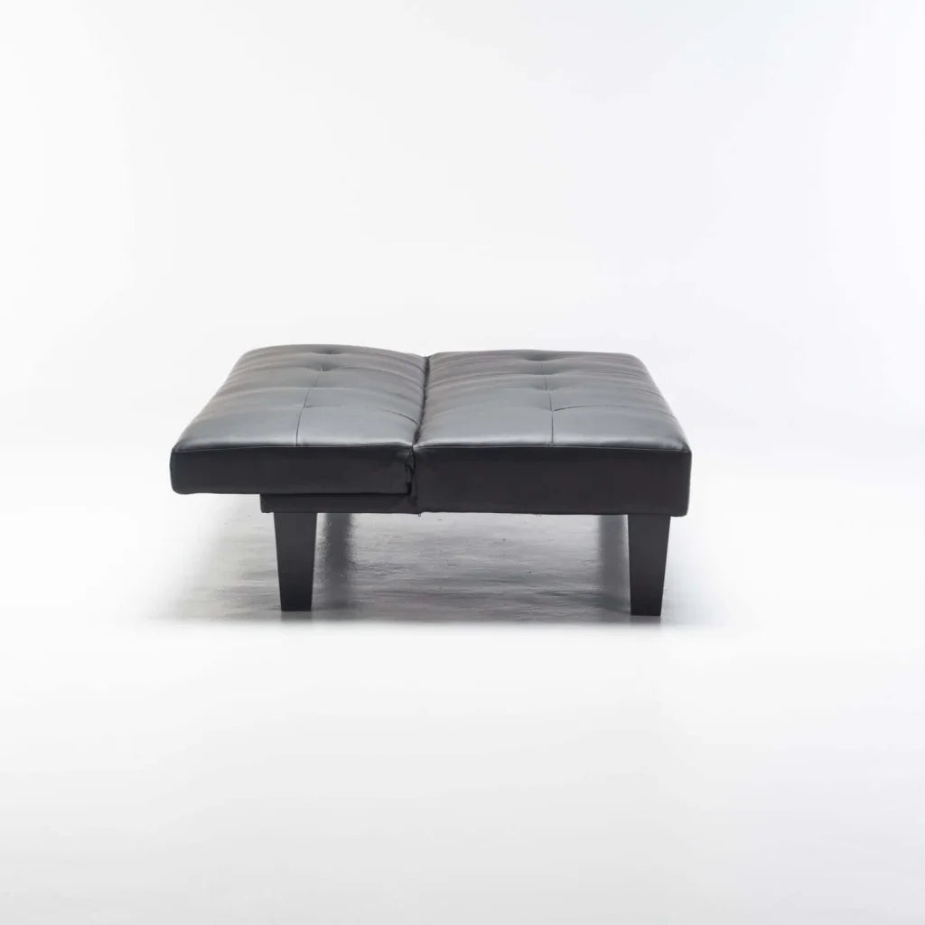 ALLAN LEATHER TOUCH SLEEPER COUCH