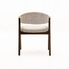 ALORA WOODEN LEG DINING CHAIR - WALNUT LEG