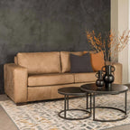 ANTONIO GENUINE LEATHER 3 SEATER COUCH