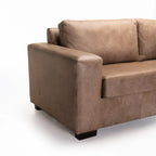 ANTONIO GENUINE LEATHER 3 SEATER COUCH