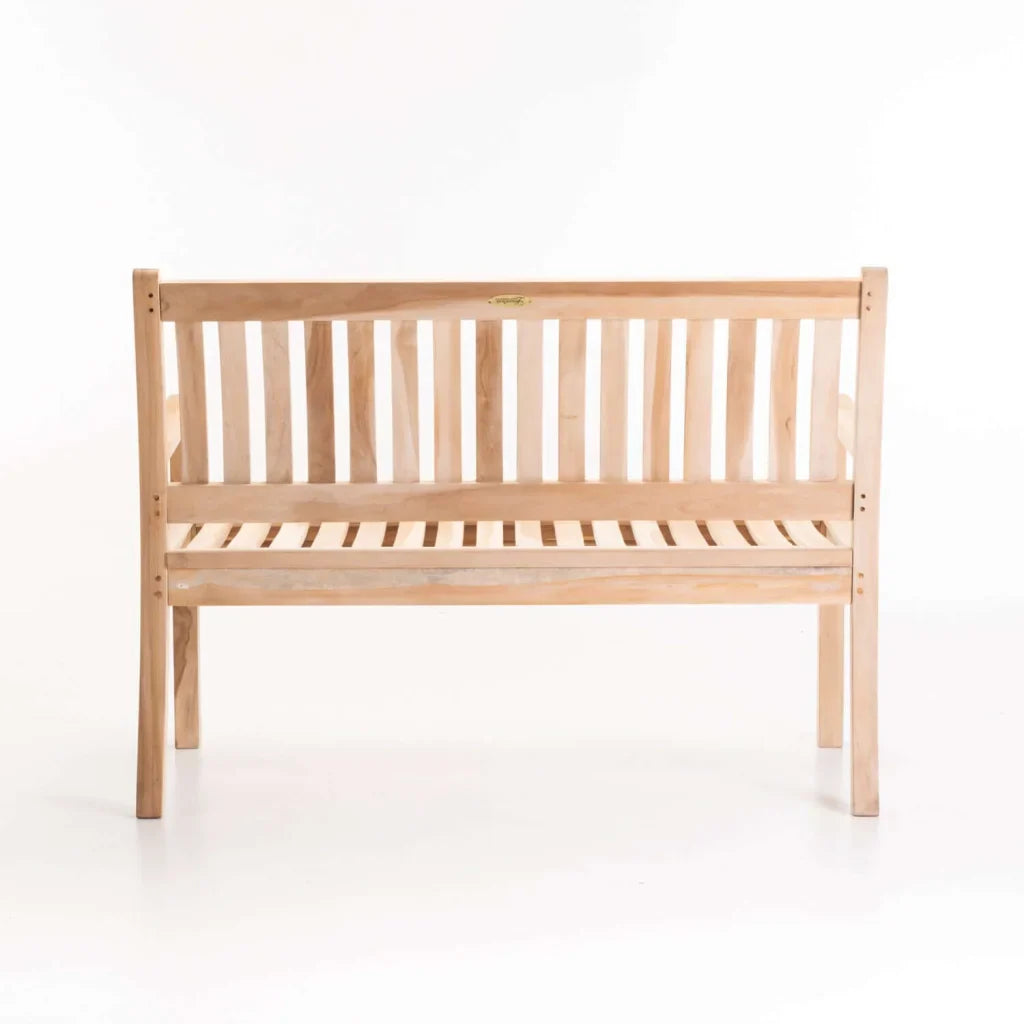 BEAUFORT TEAK 2 SEATER BENCH