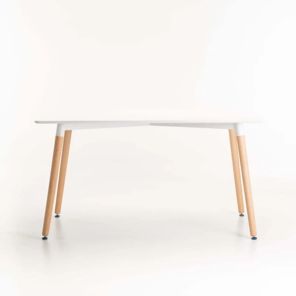 BETTY WOODEN LEG DINING TABLE