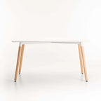 BETTY WOODEN LEG DINING TABLE