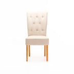 CHESTERFIELD FABRIC DINING CHAIR