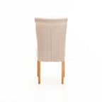 CHESTERFIELD FABRIC DINING CHAIR