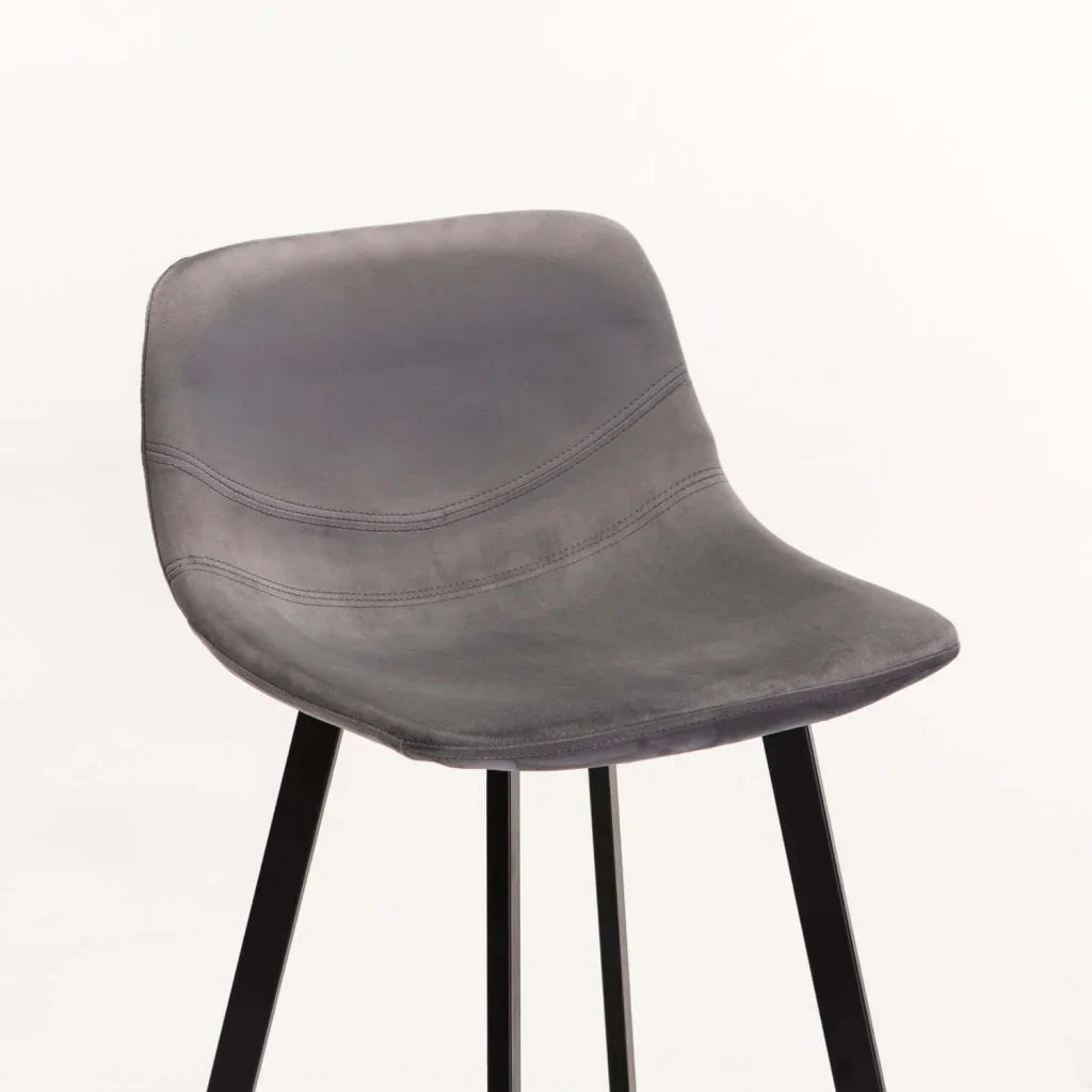 CREW VELVET KITCHEN STOOL