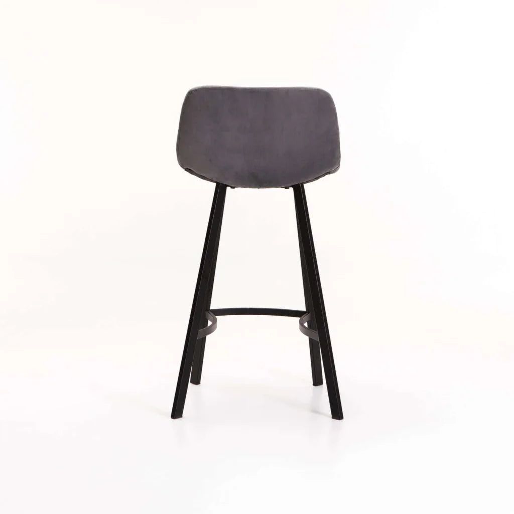 CREW VELVET KITCHEN STOOL