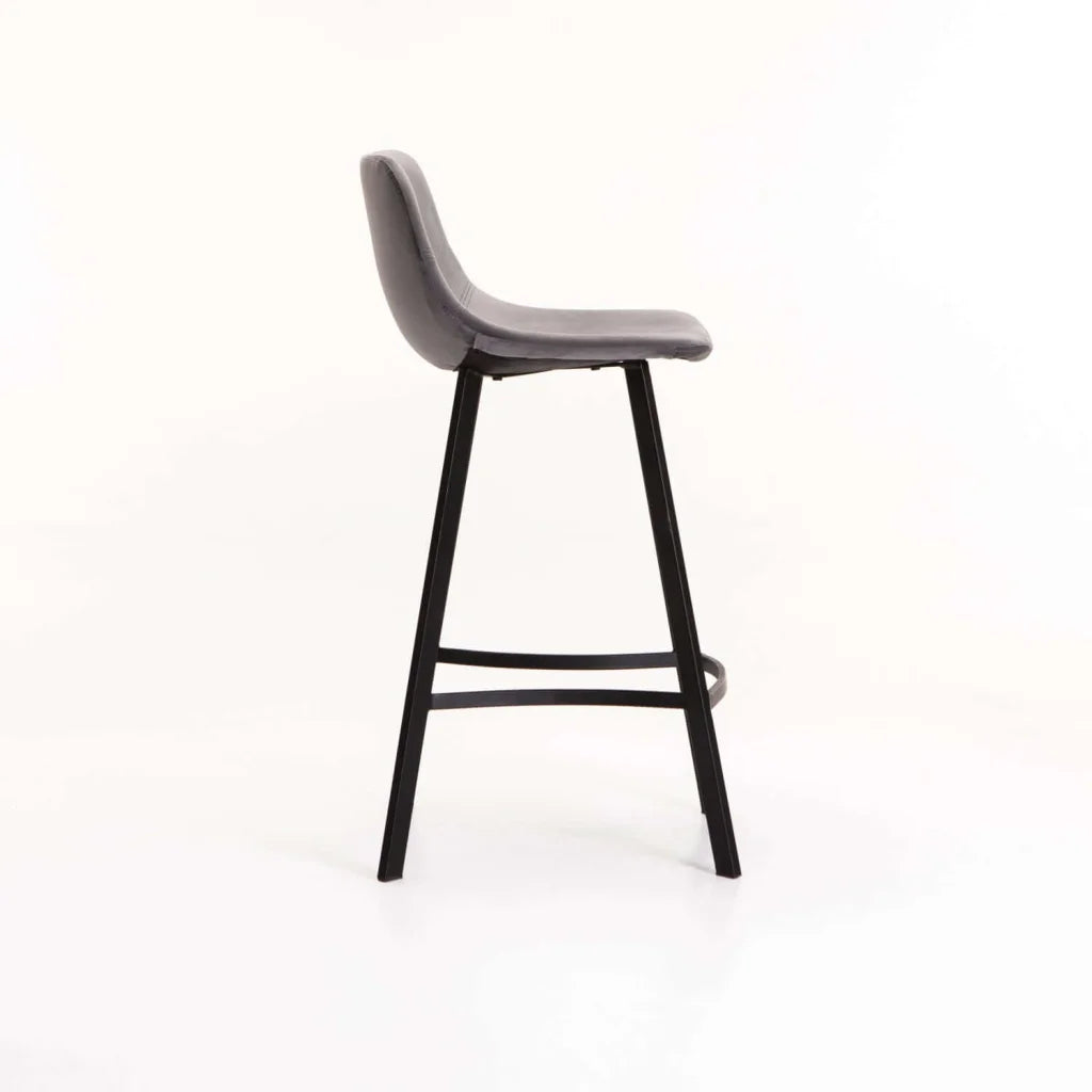 CREW VELVET KITCHEN STOOL