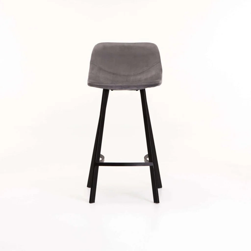CREW VELVET KITCHEN STOOL