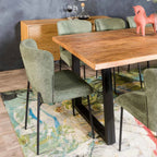 DIYA SOLID WOOD DINING TABLE