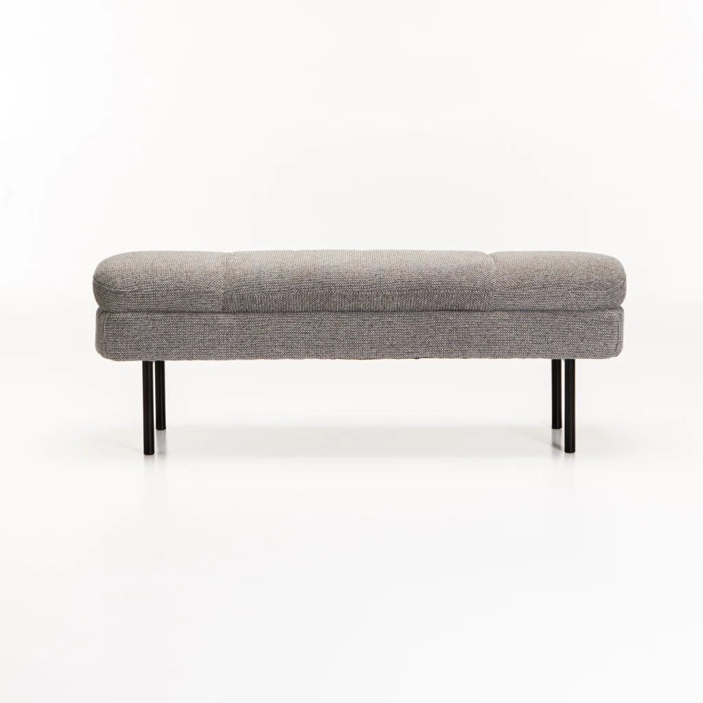 EDEN TEXTURED FABRIC OTTOMAN