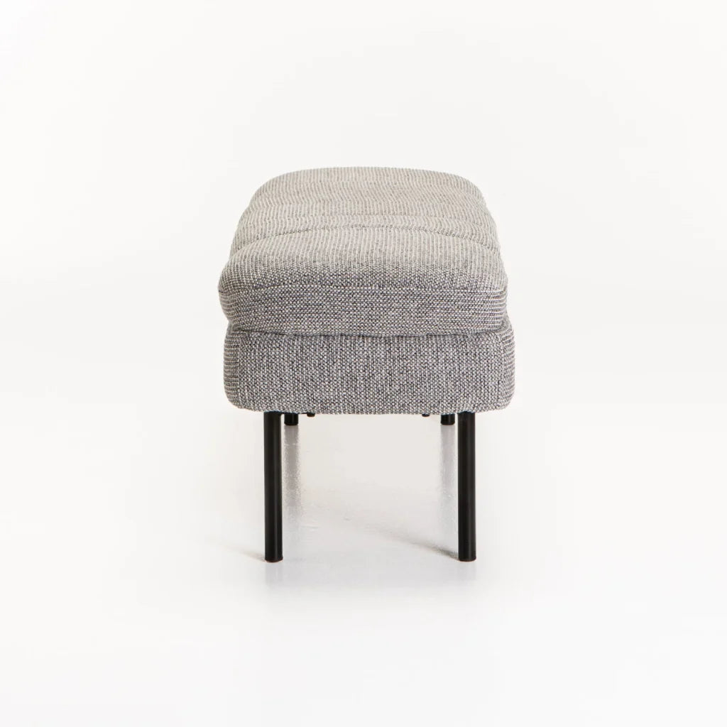 EDEN TEXTURED FABRIC OTTOMAN