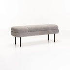 EDEN TEXTURED FABRIC OTTOMAN