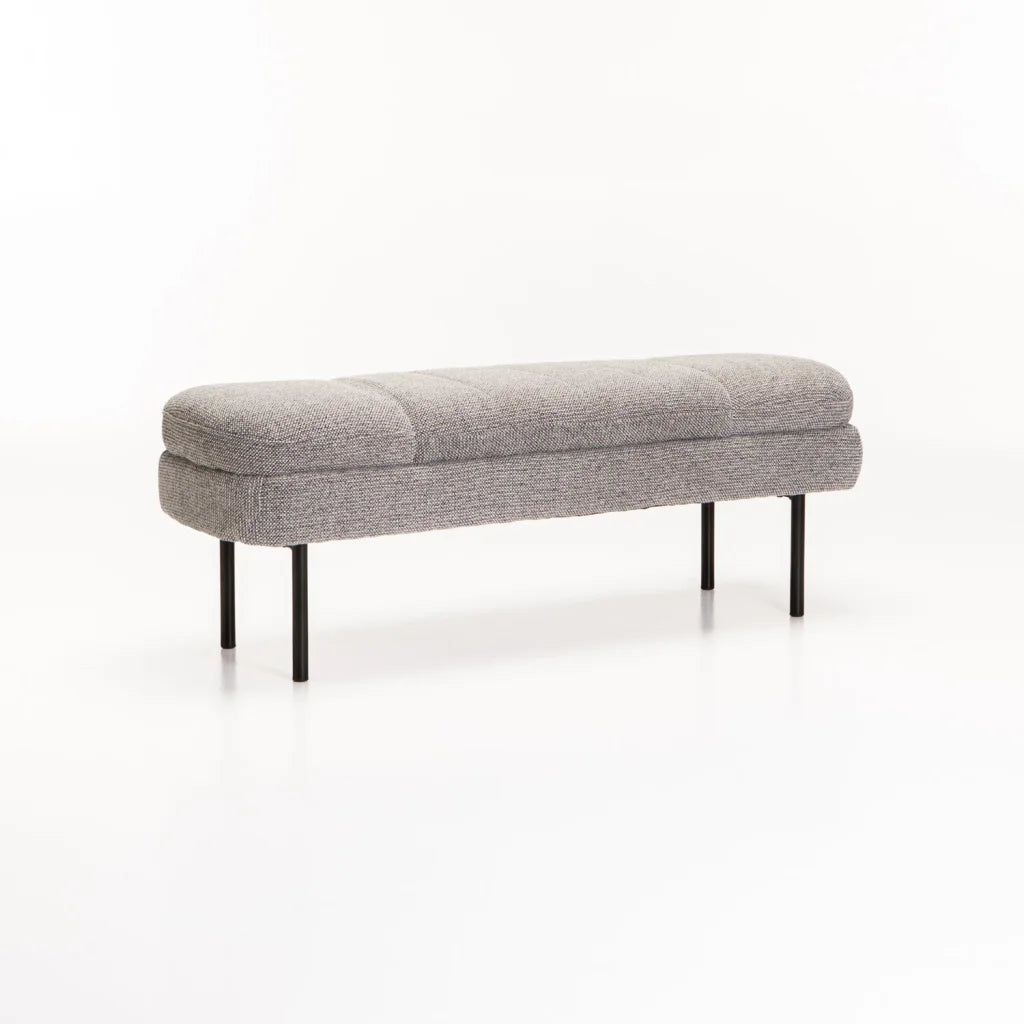 EDEN TEXTURED FABRIC OTTOMAN