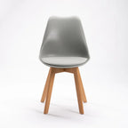 ELIA WOODEN LEG DINING CHAIR