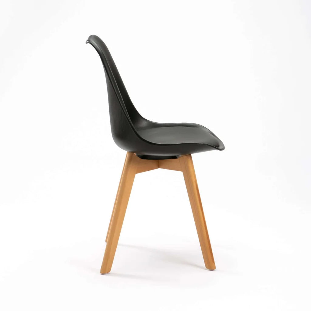 ELIA WOODEN LEG DINING CHAIR