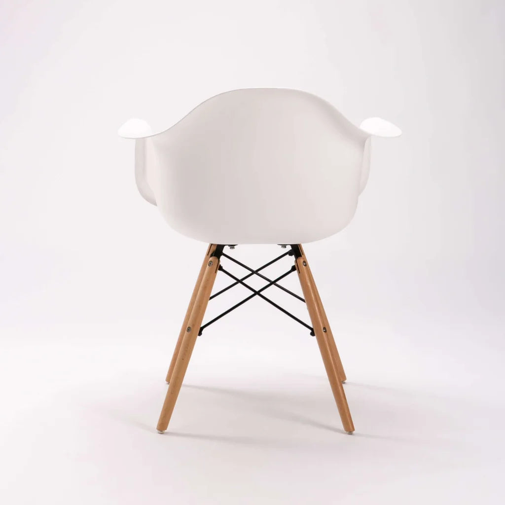 EMMY WOODEN LEG ARMCHAIR