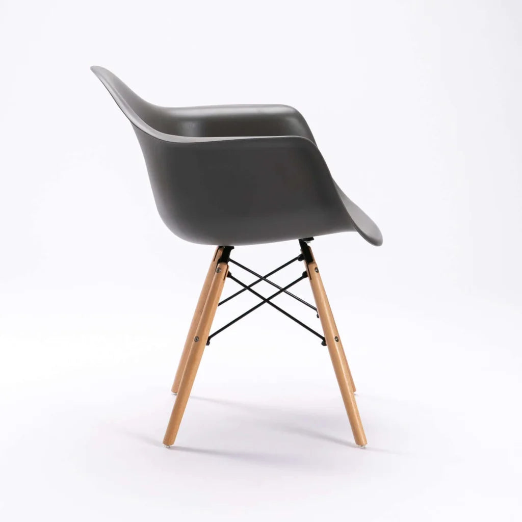 EMMY WOODEN LEG ARMCHAIR