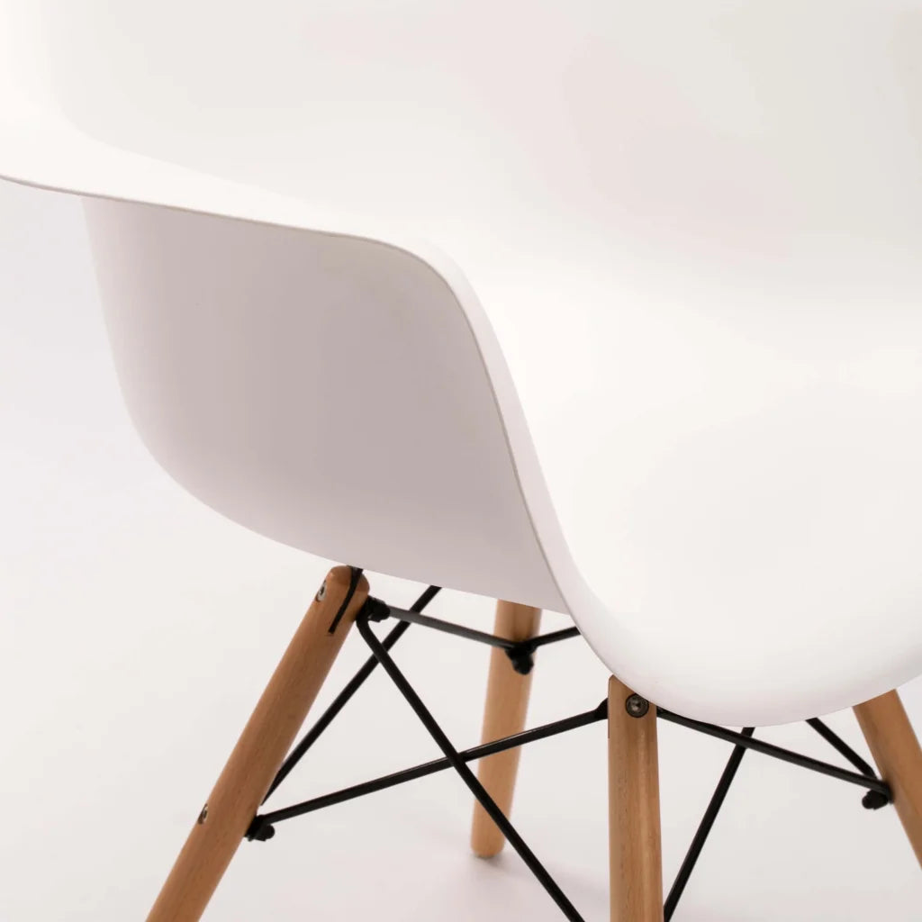 EMMY WOODEN LEG ARMCHAIR
