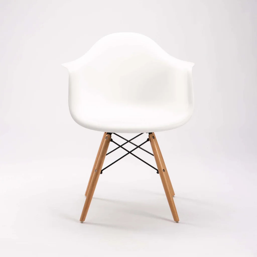 EMMY WOODEN LEG ARMCHAIR