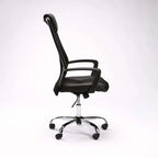 EXEC HIBACK OFFICE CHAIR W-156 CHROME BASE