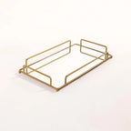 FAB RECTANGLE SET OF 2 MIRROR TRAYS
