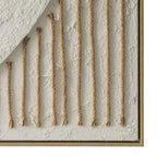 FRAMED ART 11 ORBIQUE 120x80cm WOOD GRAIN FRAME