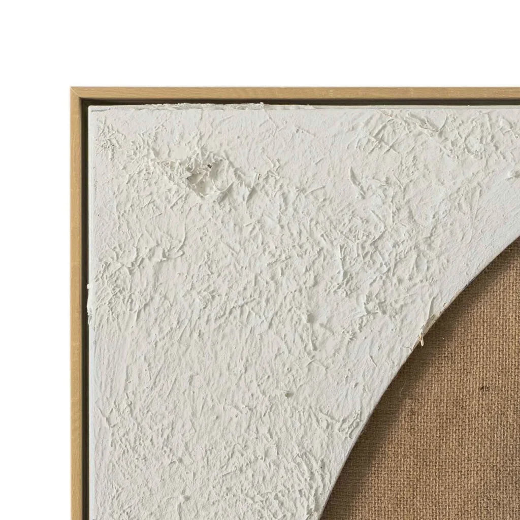 FRAMED ART 11 ORBIQUE 120x80cm WOOD GRAIN FRAME