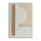 FRAMED ART 12 LINEO 120x80cm WOOD GRAIN FRAME