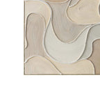 FRAMED ART 13 CORDED 100x100cm LT WOOD GRAIN FRAME