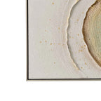 FRAMED ART 14 HALO 100x100cm CHAMPAGNE FRAME