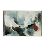 FRAMED ART 20 - MEADOW 120x80cm WOOD GRAIN FRAME