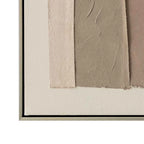 FRAMED ART 3 DUNES 100x100cm BLACK SILVER FRAME