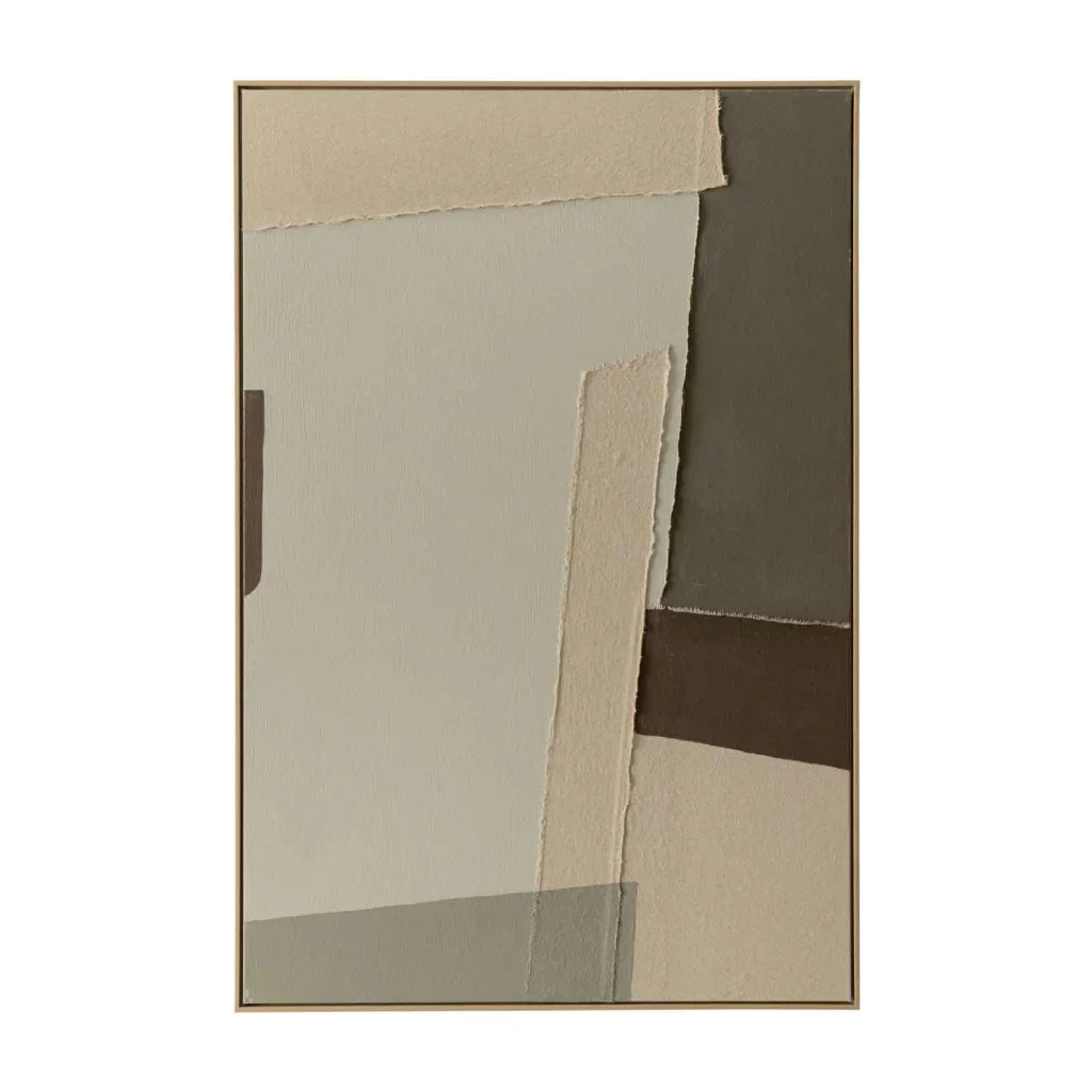FRAMED ART 5 TEXTONE 120x80cm WOOD GRAIN FRAME
