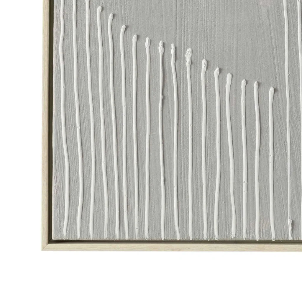 FRAMED ART 6 EARTHY 120x80cm LIGHT WOOD GRAIN FRAME