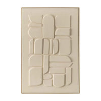 FRAMED ART 8 MODULA 120x80cm WOOD GRAIN FRAME