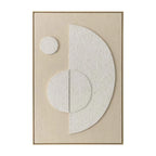 FRAMED ART 9 LUNA 120x80cm WOOD GRAIN FRAME