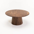 GOA 80cm ROUND SOLID WOOD COFFEE TABLE