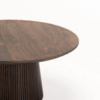 GOA 80cm ROUND SOLID WOOD COFFEE TABLE