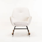 INDY FLEECE ROCKING CHAIR - CREAM