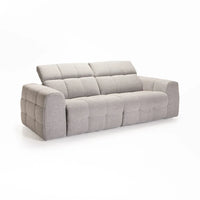 JAX FABRIC 3 SEATER COUCH
