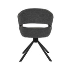 JEN FABRIC SWIVEL DINING CHAIR