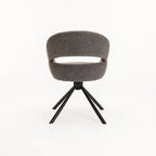 JEN FABRIC SWIVEL DINING CHAIR