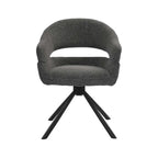 JEN FABRIC SWIVEL DINING CHAIR