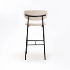 JOSIE FABRIC BARSTOOL-BLACK LEG